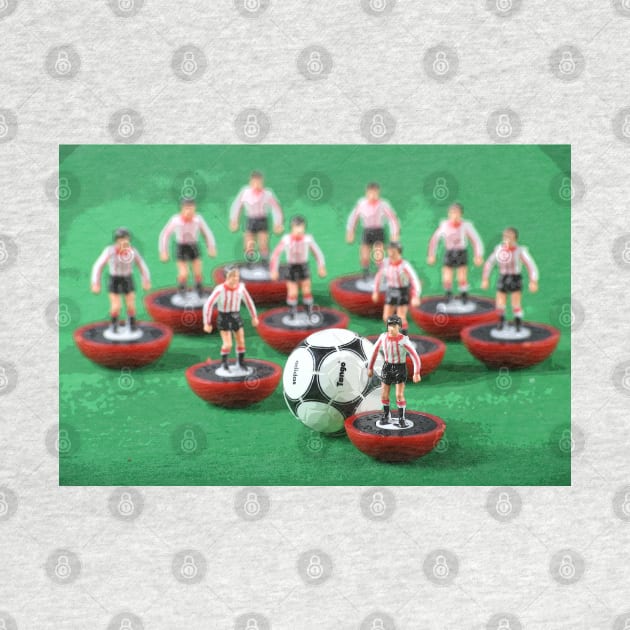 Sunderland/ Brentford/ Sheffield Utd retro subbuteo football team by vancey73